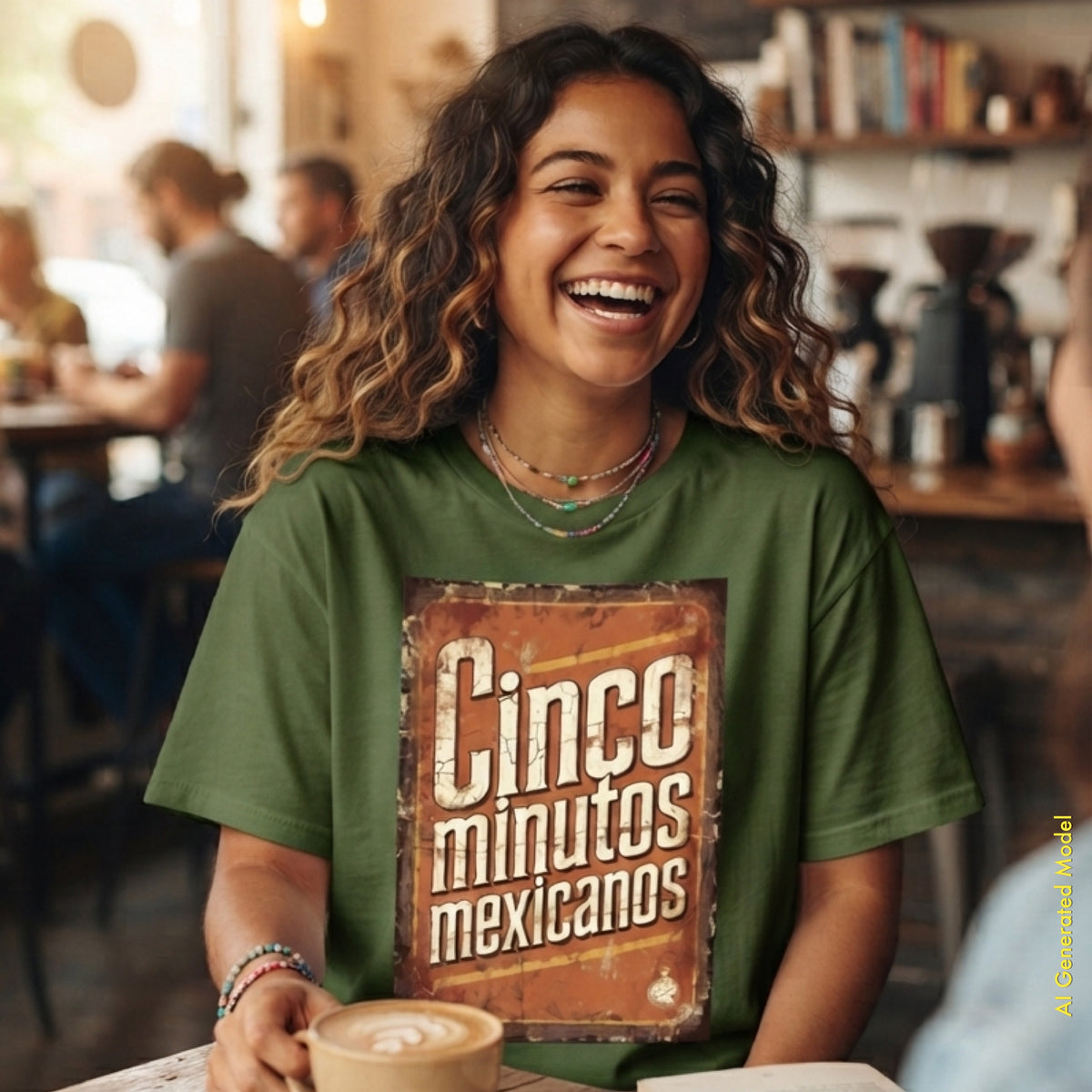 Cinco Minutos Mexicanos - Vintage Style Relaxed Fit Tee