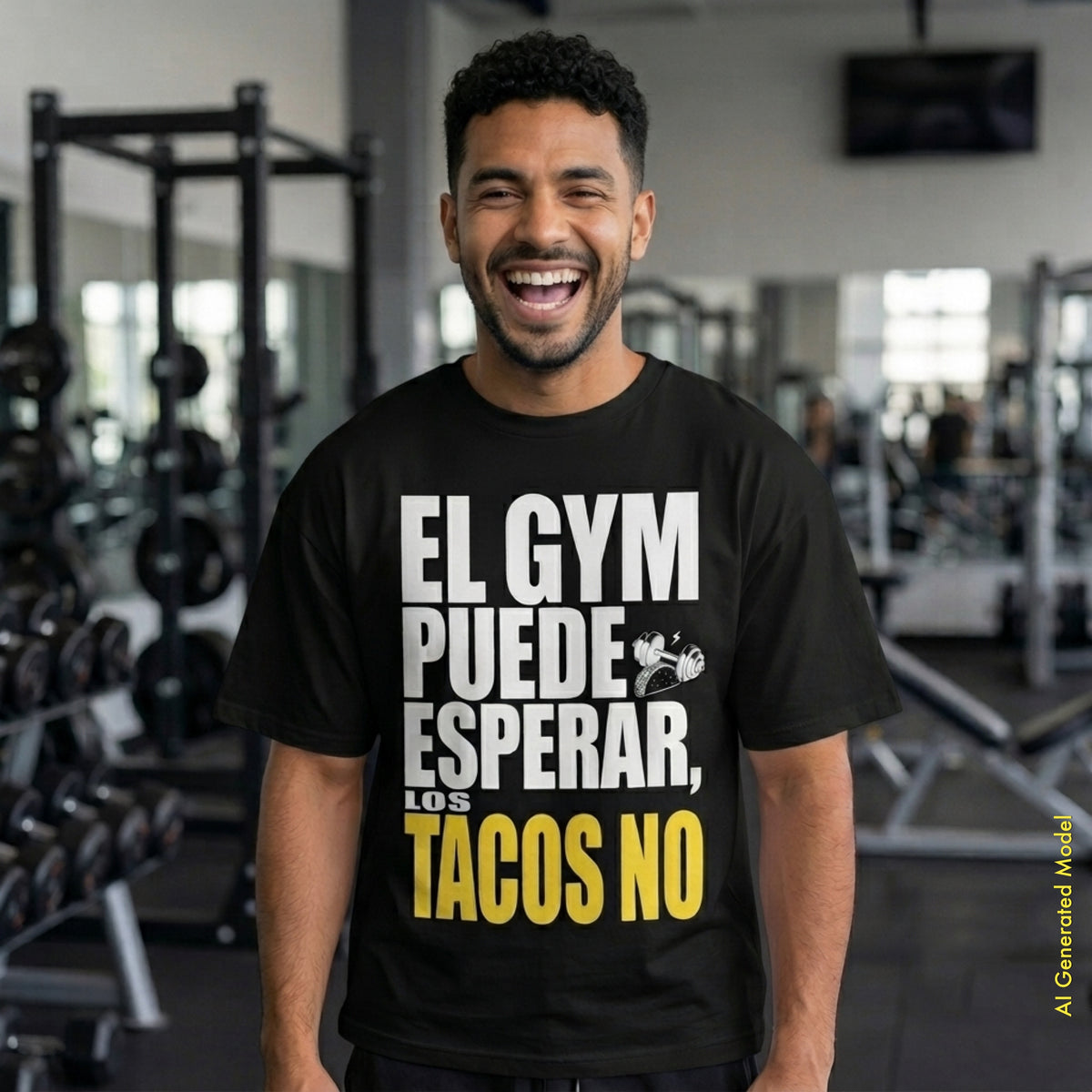 El Gym Puede Esperar, Los Tacos No - On Trend Style Relaxed Fit Tee