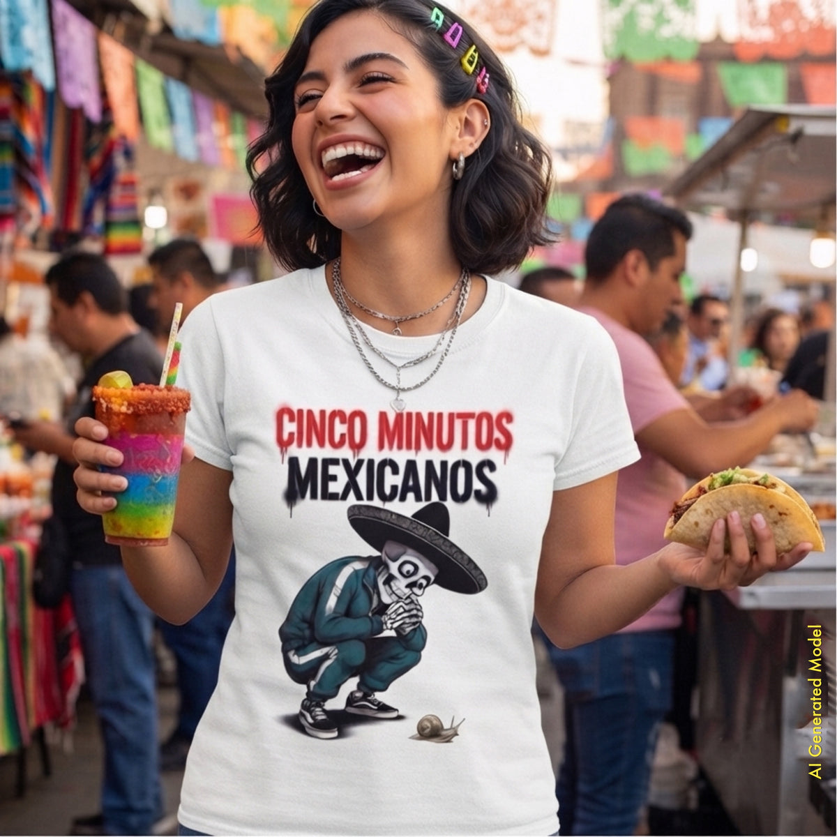 Cinco Minutos Mexicanos - Flaco Hueso Unisex Classic Fit Tee