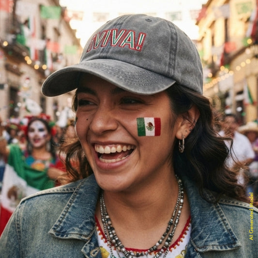 ¡VIVA! El Finde - Vintage Dad Cap - Special Edition: Mexican Independence Day 🤙❤️🤍💚