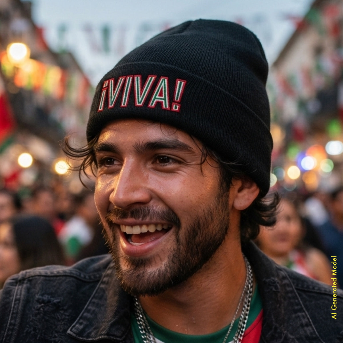 ¡VIVA! El Gorro - Cuffed Beanie - Special Edition: Mexican Independence Day 🥶❤️🤍💚