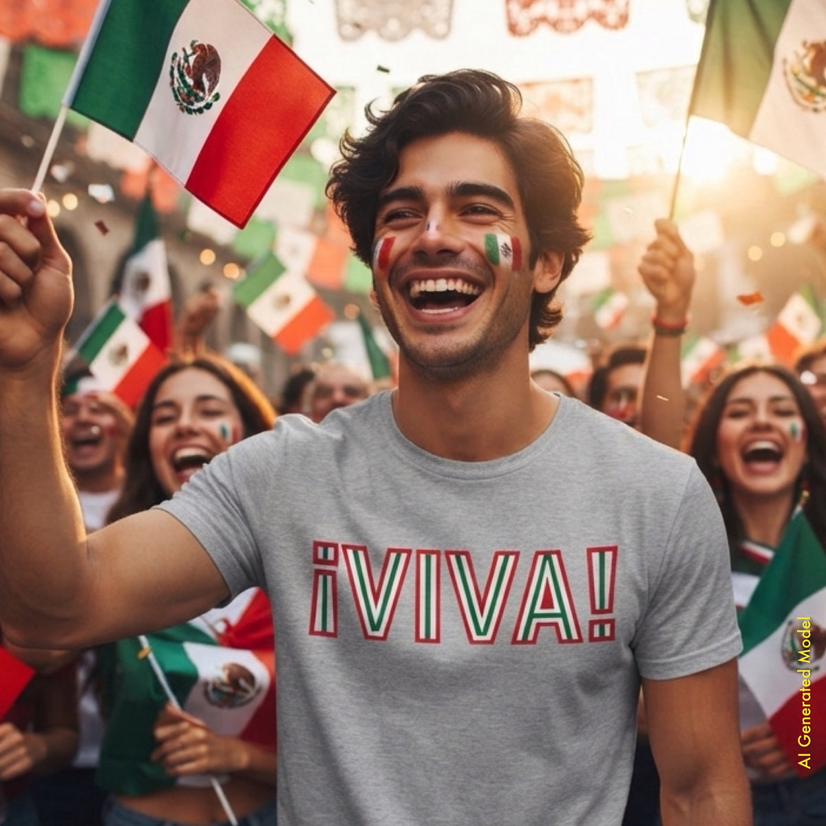 ¡VIVA! Mexican Independence Day - Sport Grey Unisex Classic Fit Tee