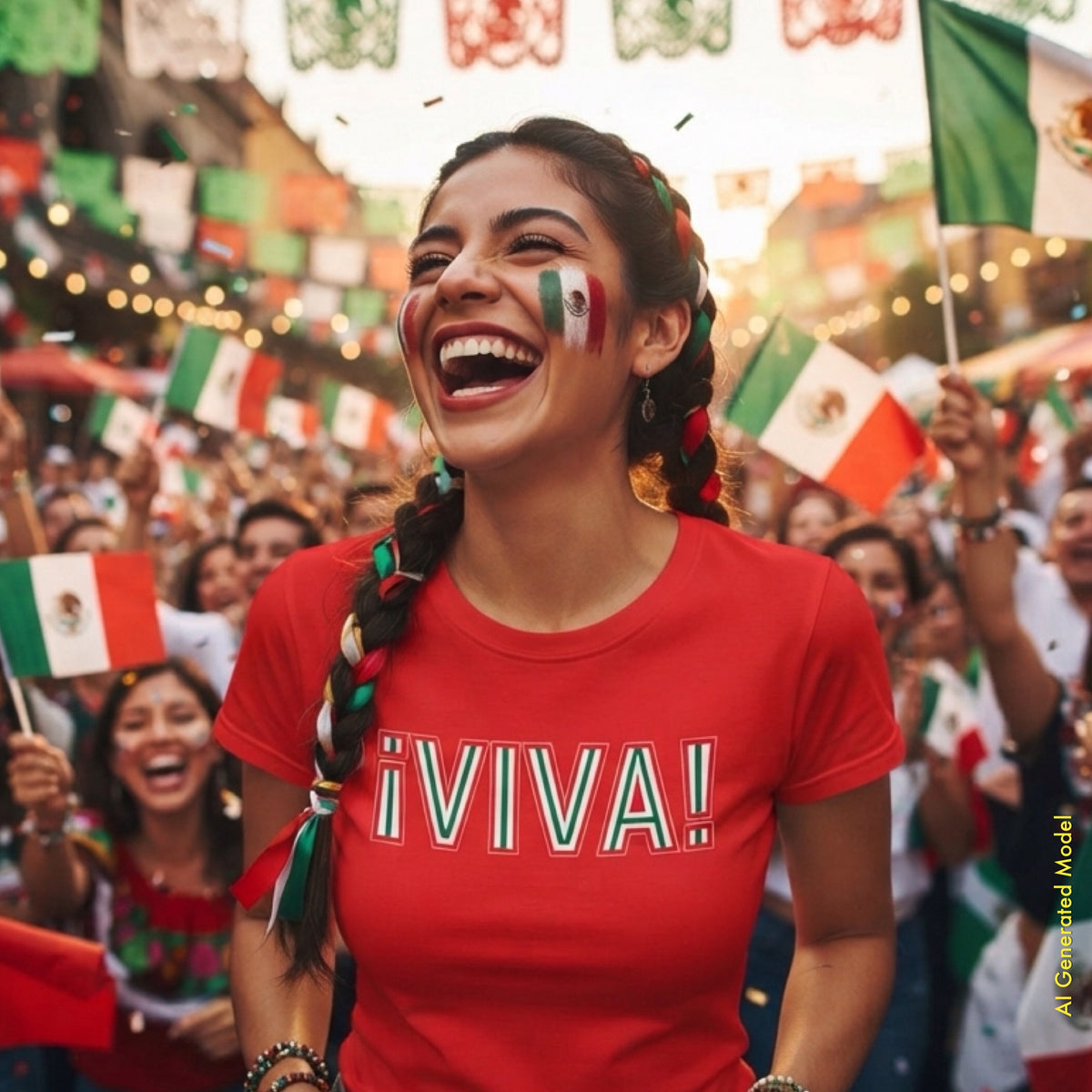 ¡VIVA! Mexican Independence Day - Red Unisex Classic Fit Tee