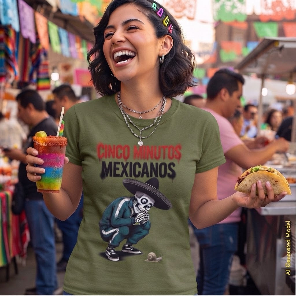 Cinco Minutos Mexicanos - Flaco Hueso Unisex Classic Fit Tee