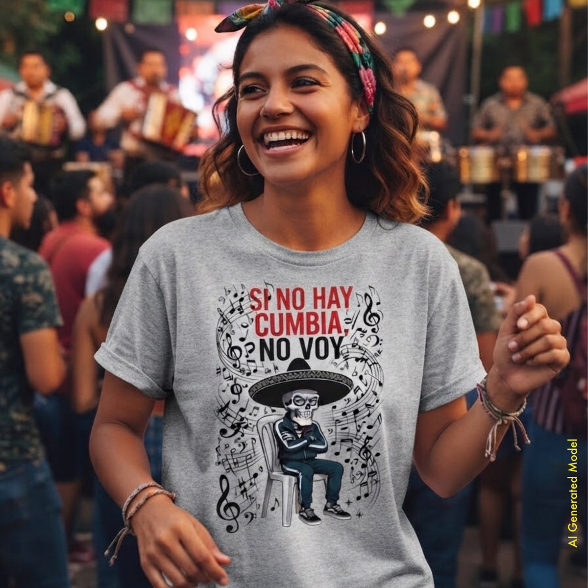 Si No Hay Cumbia, No Voy - Flaco Hueso Unisex Classic Fit tee