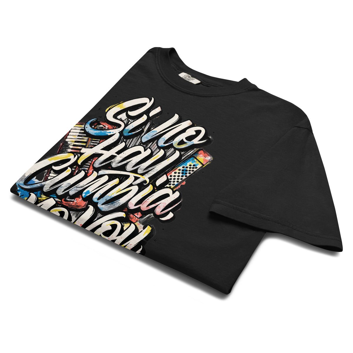 Si No Hay Cumbia, No Voy - A Mano Style Relaxed Fit tee