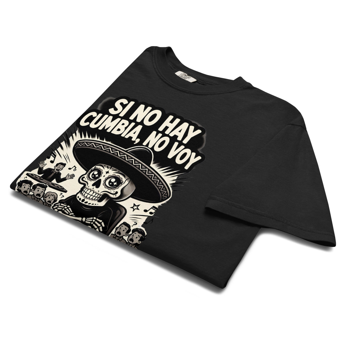 Si No Hay Cumbia, No Voy - Flaco Toon Relaxed Fit Tee