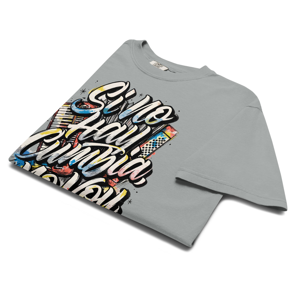 Si No Hay Cumbia, No Voy - A Mano Style Relaxed Fit tee
