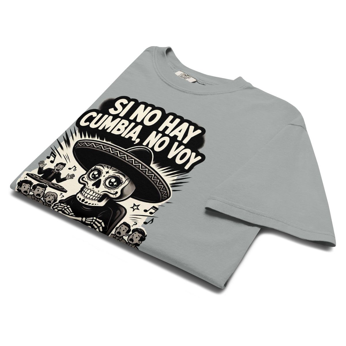 Si No Hay Cumbia, No Voy - Flaco Toon Relaxed Fit Tee