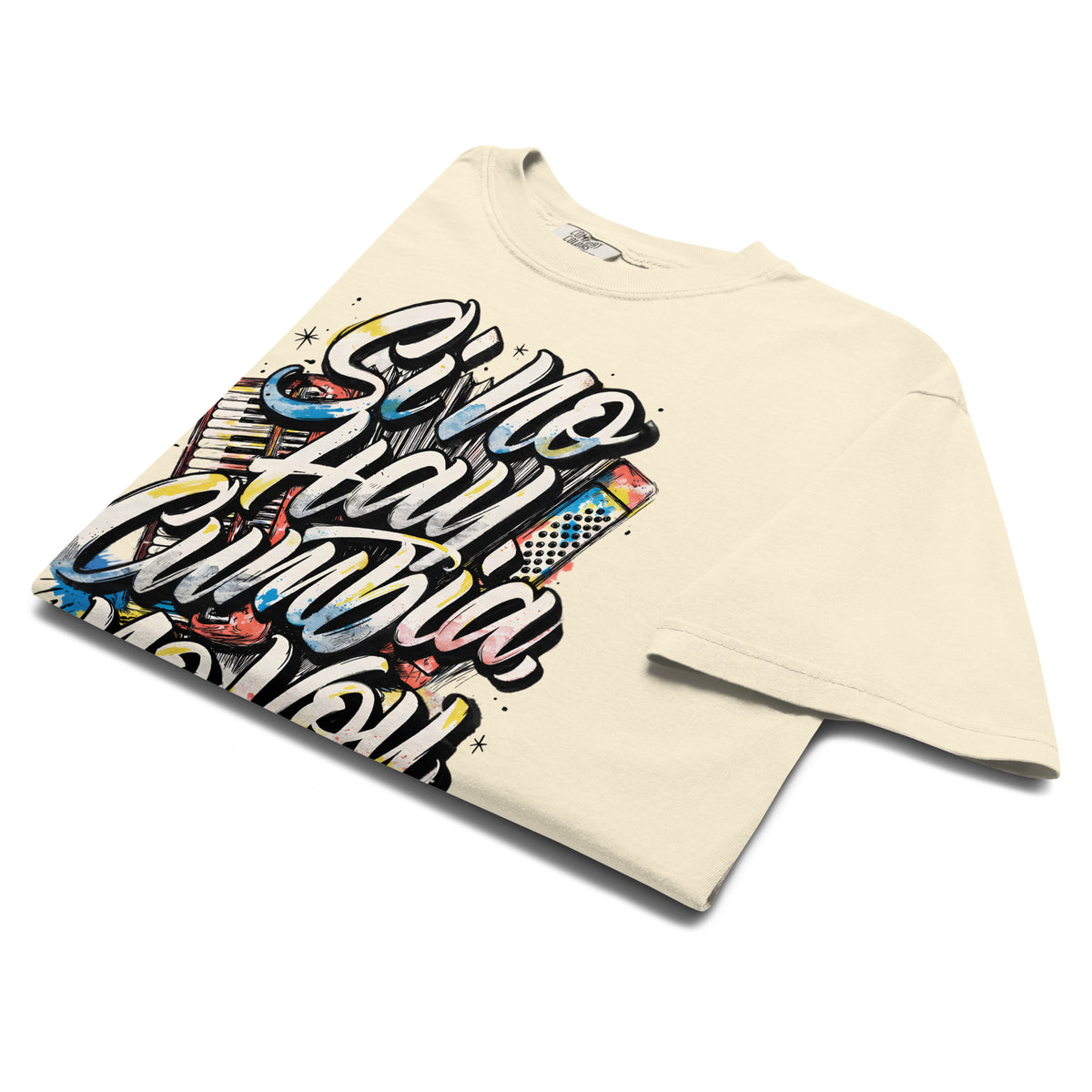 Si No Hay Cumbia, No Voy - A Mano Style Relaxed Fit tee