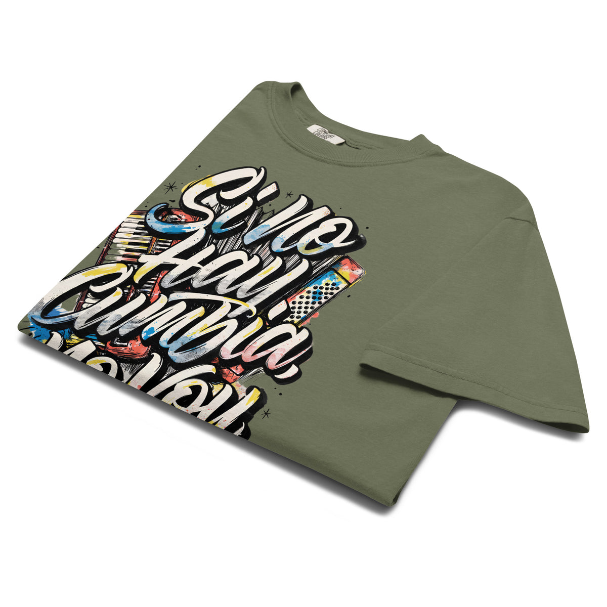 Si No Hay Cumbia, No Voy - A Mano Style Relaxed Fit tee