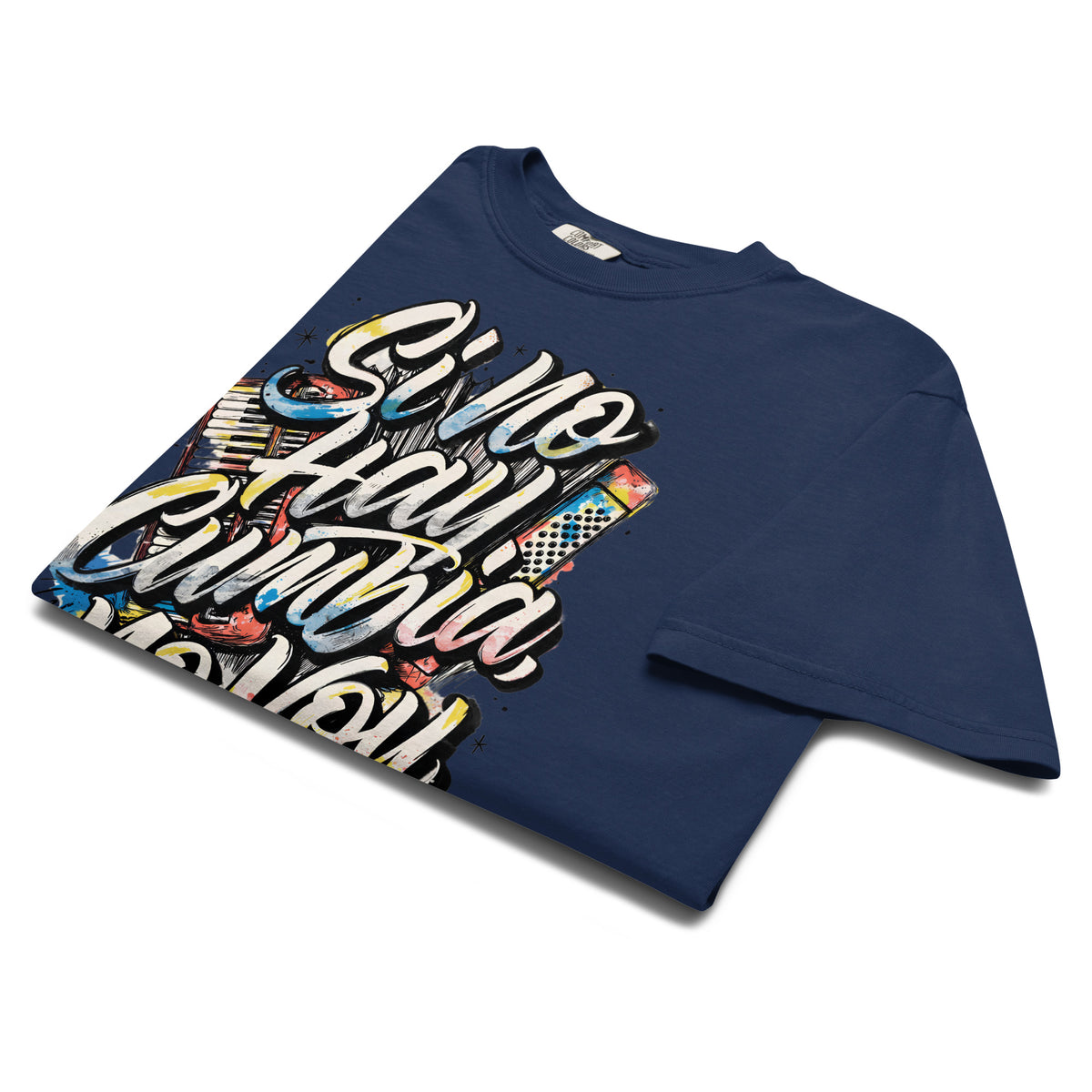 Si No Hay Cumbia, No Voy - A Mano Style Relaxed Fit tee