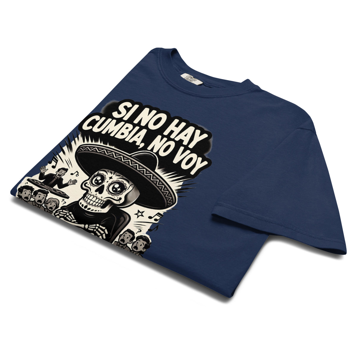 Si No Hay Cumbia, No Voy - Flaco Toon Relaxed Fit Tee