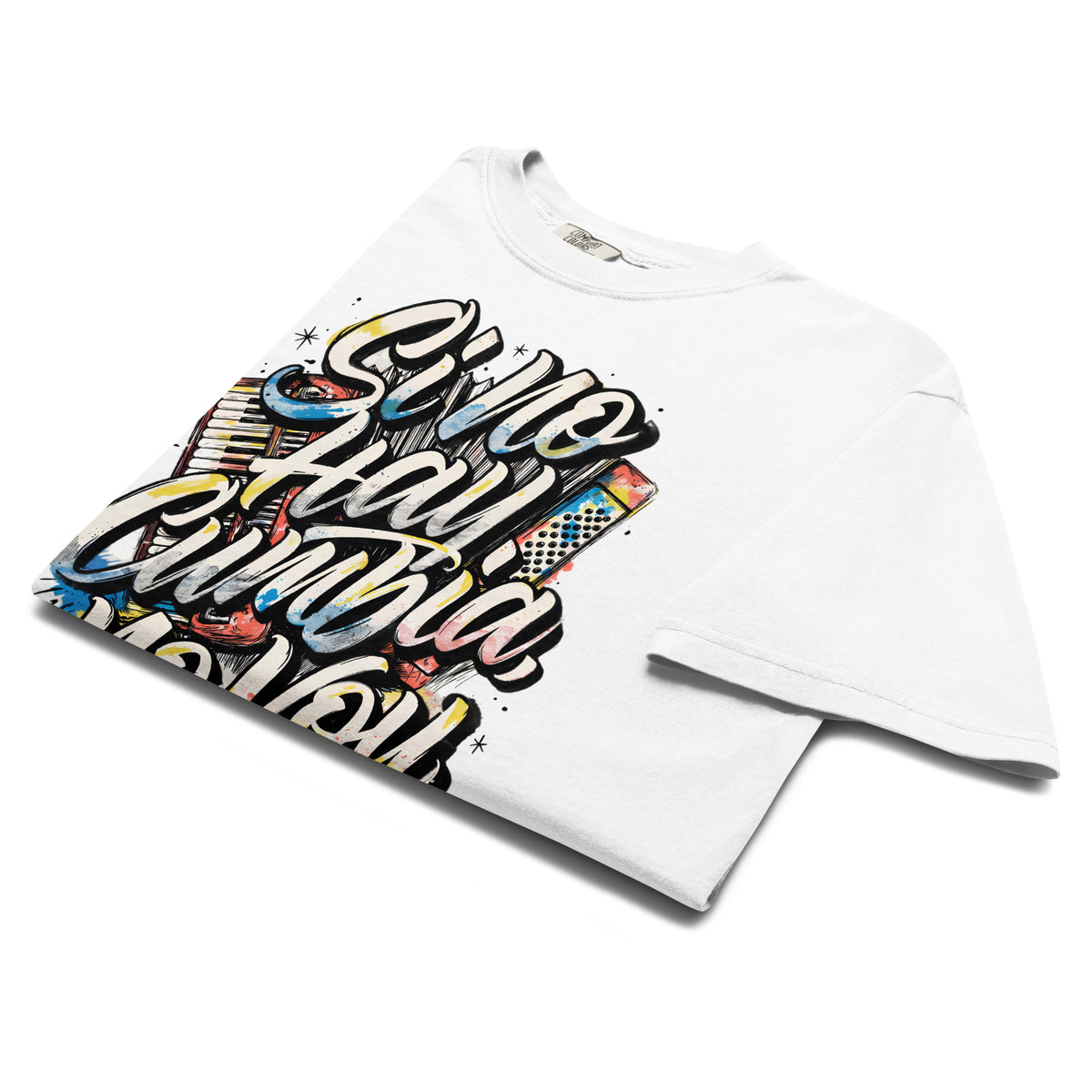 Si No Hay Cumbia, No Voy - A Mano Style Relaxed Fit tee
