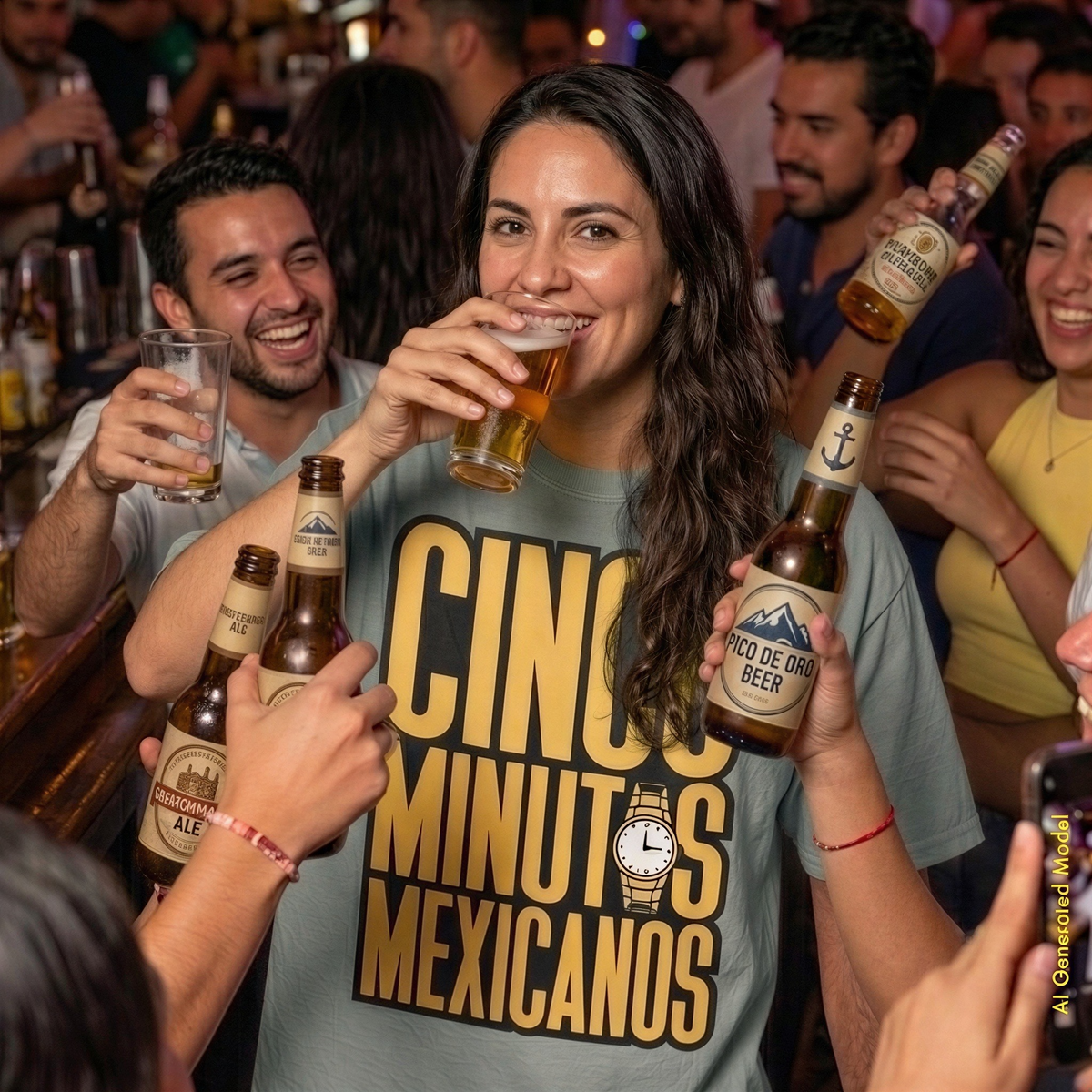 Cinco Minutos Mexicanos - On Trend Style Relaxed Fit Tee