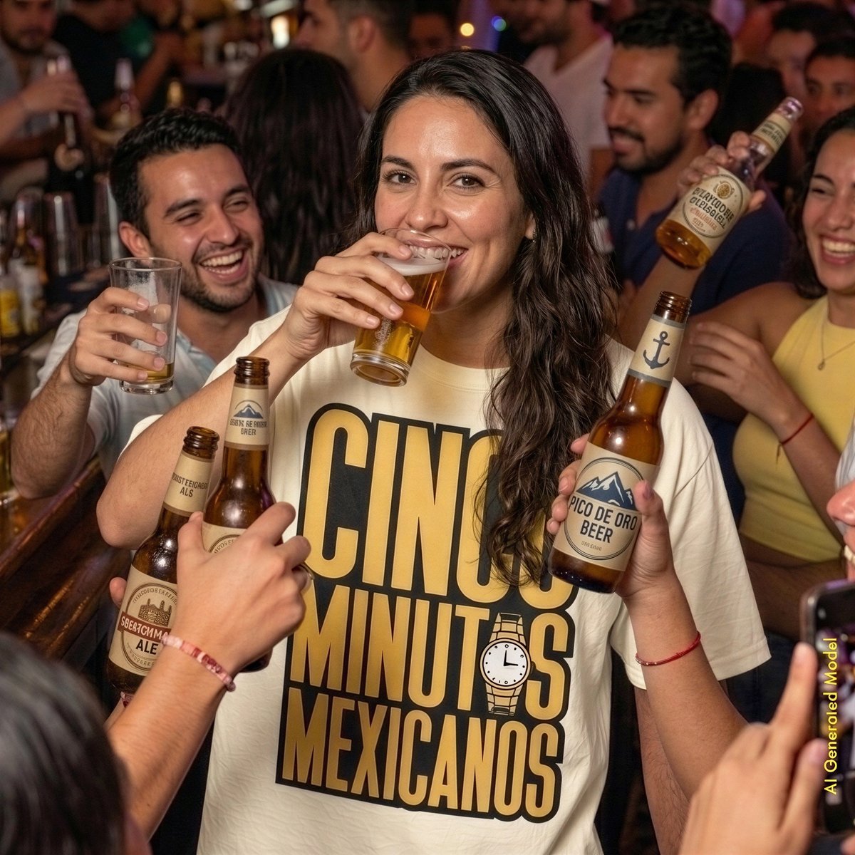 Cinco Minutos Mexicanos - On Trend Style Relaxed Fit Tee