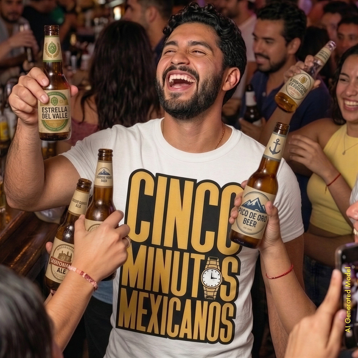 Cinco Minutos Mexicanos - On Trend Style Classic Fit Tee